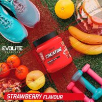 EVOLITE® CREATINE Monohydrate 500g Strawberry