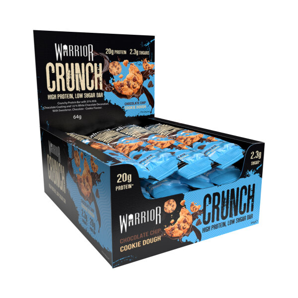 WARRIOR® Crunch PROTEIN BAR 12 x 64g Box