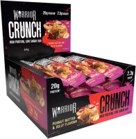 WARRIOR® Crunch  BAR 12 x 64g Box Peanut Butter Jelly...