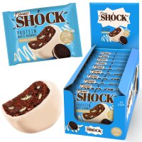 Fitness SHOCK® PROTEIN BROWNIE 10 x 50g Box Cookie Cream