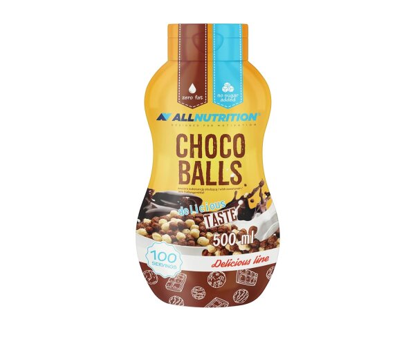 ALL NUTRTION® SAUCE ZERO SUGAR 500ml Choco Balls