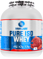 YAVA LABS® Pure ISO Whey 2kg Strawberry Ice Cream