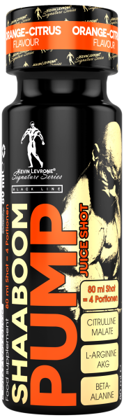 Kevin Levrone® SHAABOOM PUMP Shots 24x80 ml Orange Citrus