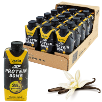 JSF® PROTEIN BOMB 18 x 350ml WHEY PROTEIN SHAKE Ready...