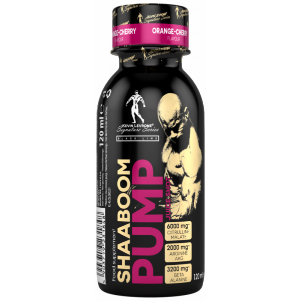 Kevin Levrone Shaboom Pump JUICE Shots 12x120ml Orange Cherry