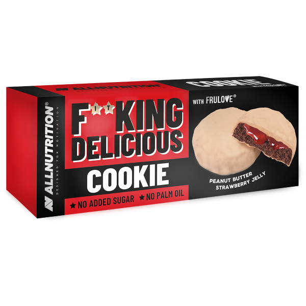 ALLNUTRITION F**KING Delicious Cookie 128g Peanut Butter Strawberry Jelly