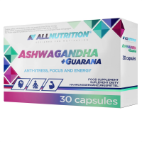 ALL NUTRITION® ASHWAGANDHA 300mg + GUARANA 30 Kapseln